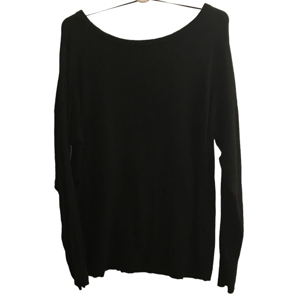 Apt. 9 Black floral long sleeve sweater Size XL - Picture 6 of 6